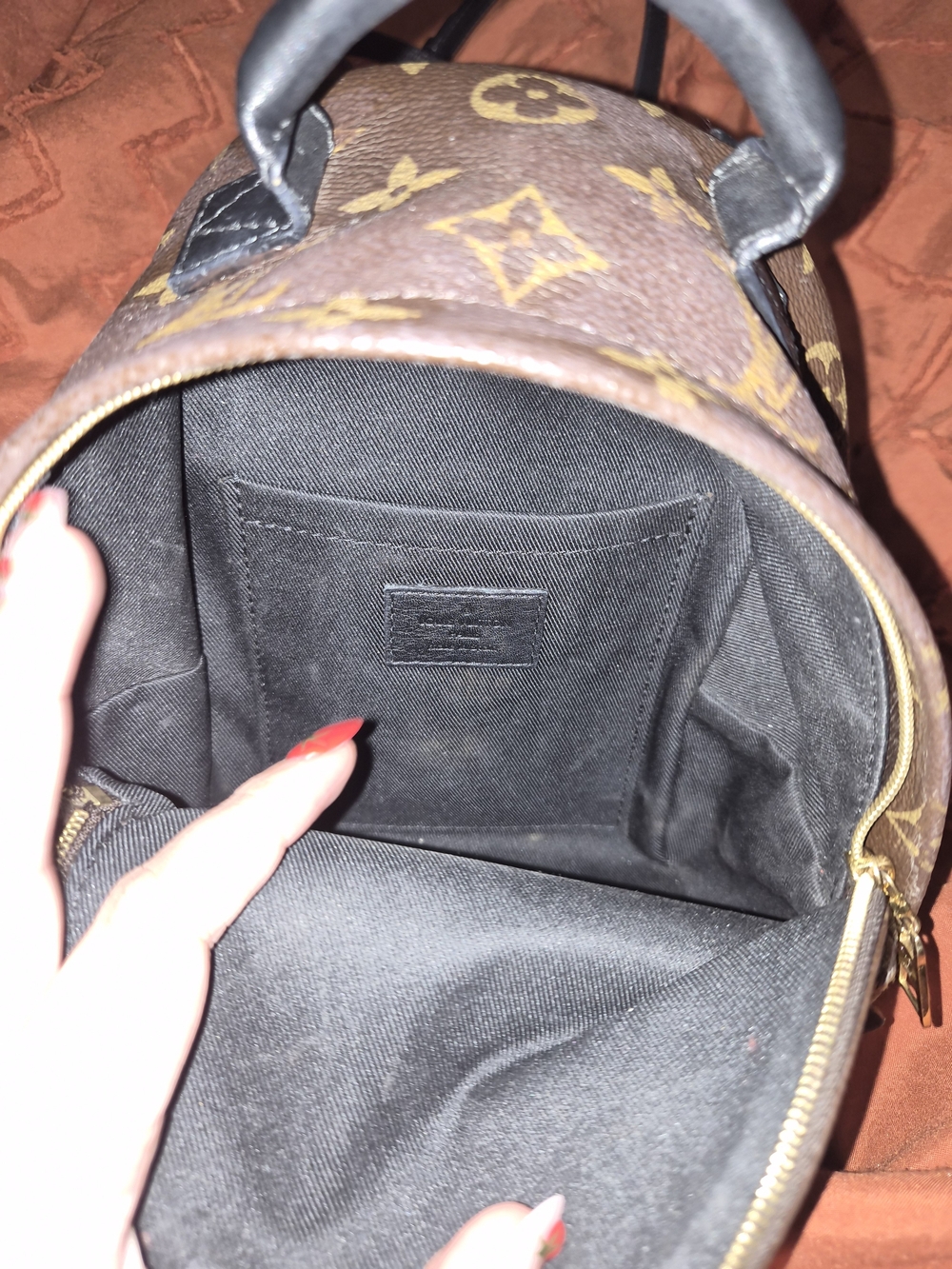 Louis Vuitton Brown Monogram Mini Backpack - Picture 3 of 10